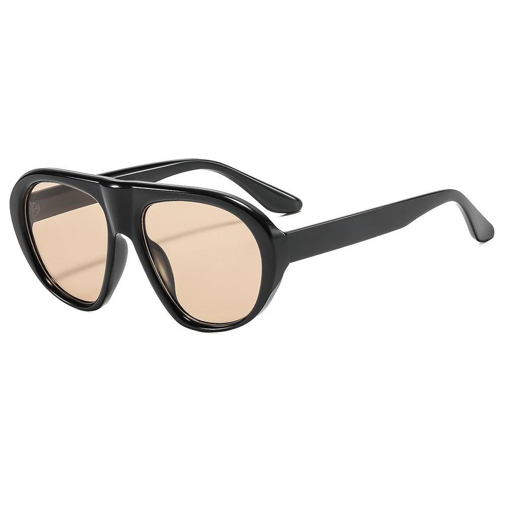 Damen modische Brille mit großem Rahmen und stylischem Design Karnz
