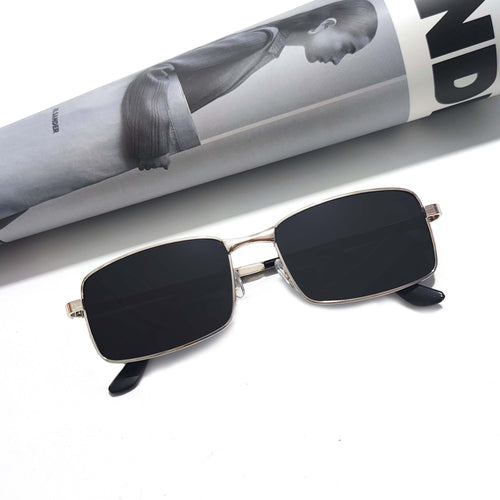 Herren modische rechteckige Sonnenbrille Karnz