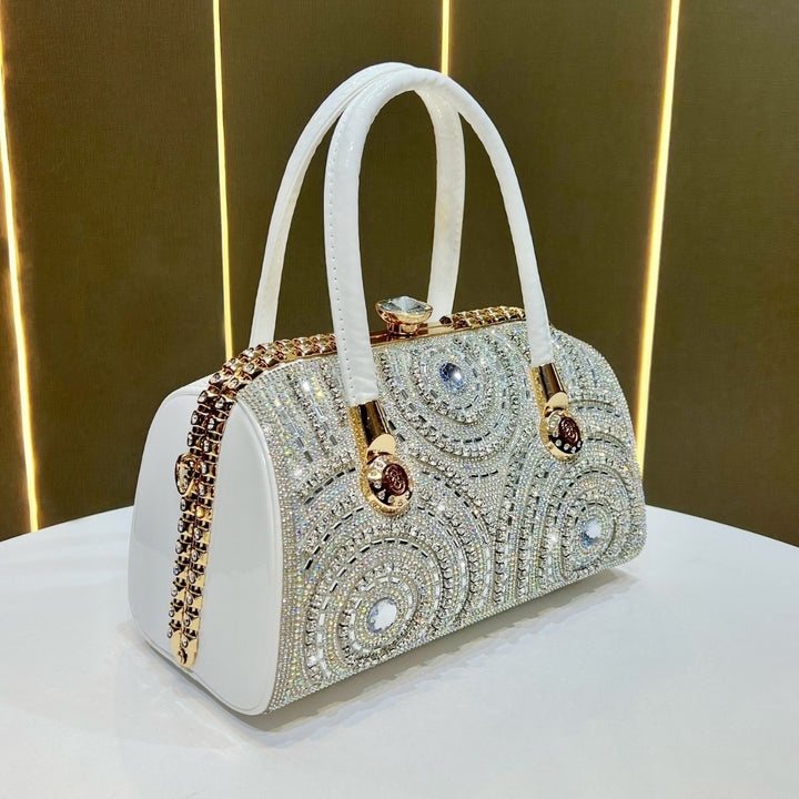 Luxuriöse Perlenabende-Handtasche