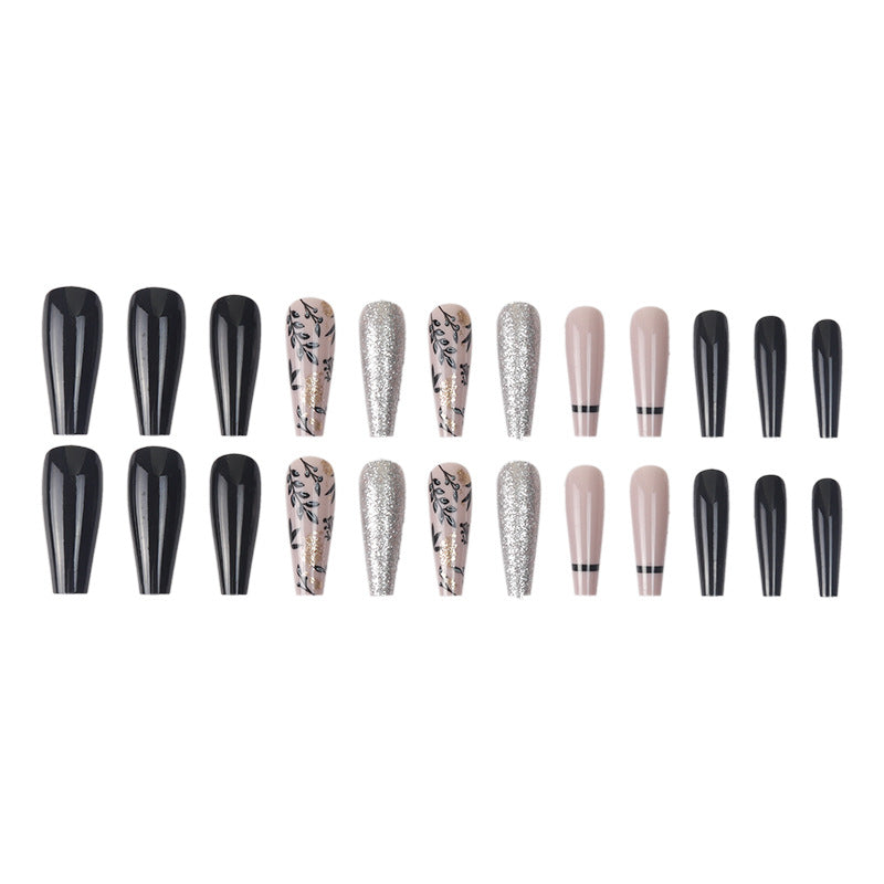 Glamouröse Stiletto Press-On Nägel Set Karnz