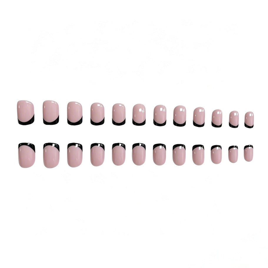 Stilvolle French Tip Gel-Nagelverstärkungen Karnz