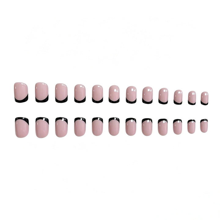 Stilvolle French Tip Gel-Nagelverstärkungen Karnz