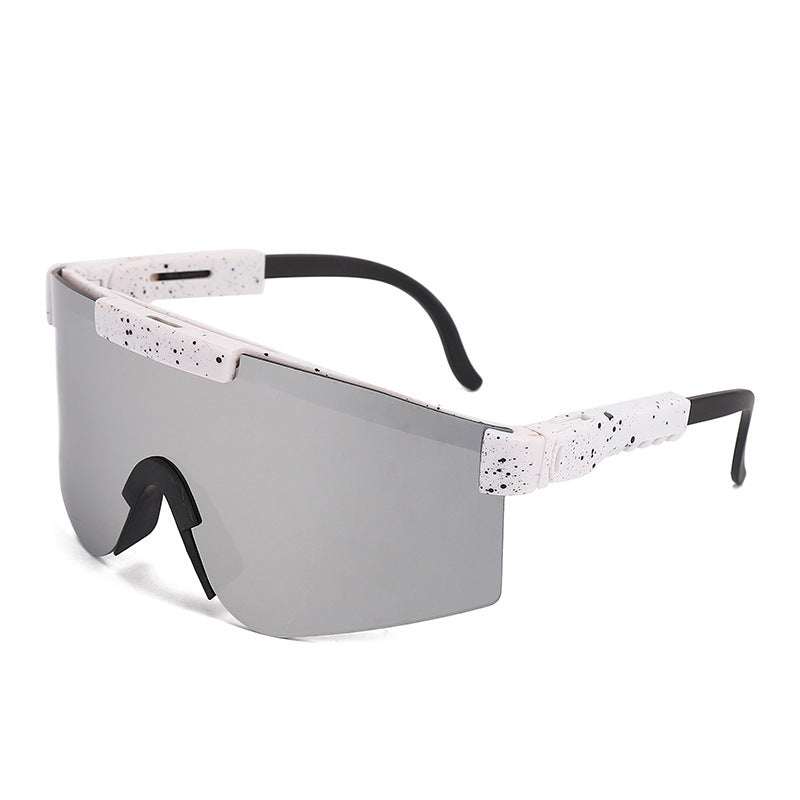 Damen Sportliche Statement-Sonnenbrille im modernen Design Karnz