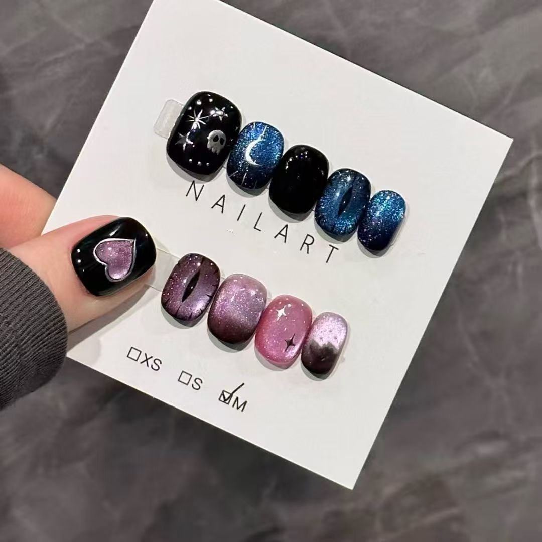 Süßes Charakter Press-On Nagelkunstset Karnz