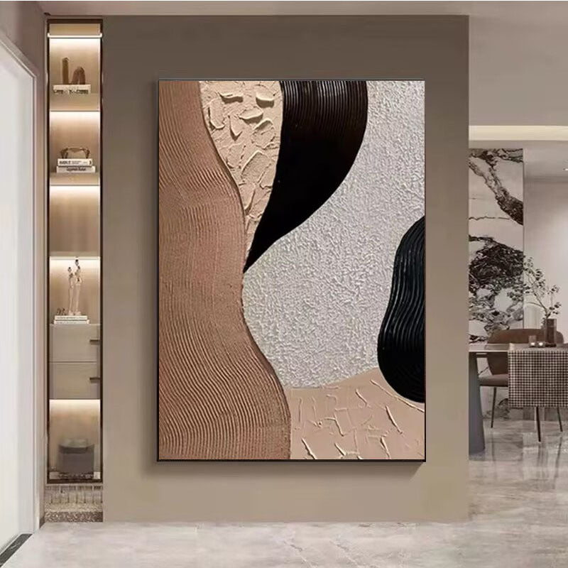Texturiertes abstraktes Wandkunst