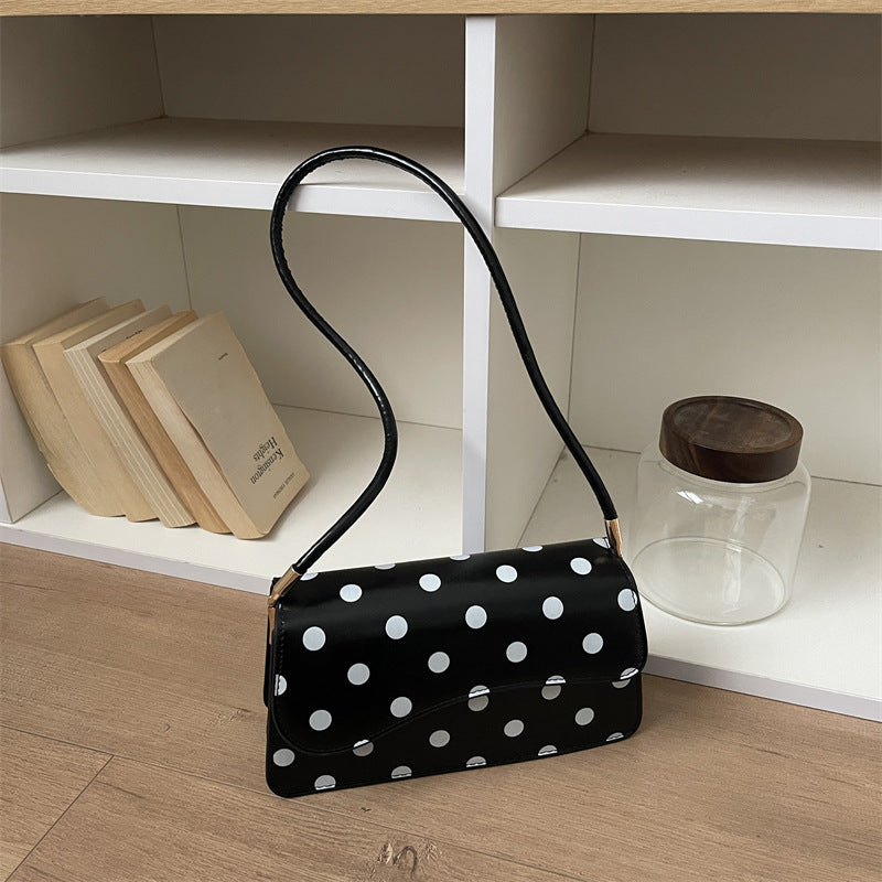 Elegante Polka Dot Abendhandtasche