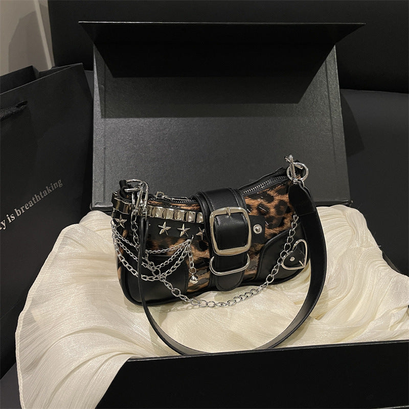 Aufällige Tierdruck Mini-Handtasche
