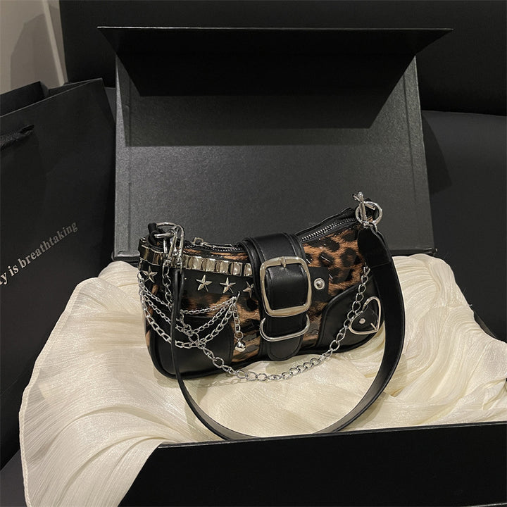 Aufällige Tierdruck Mini-Handtasche