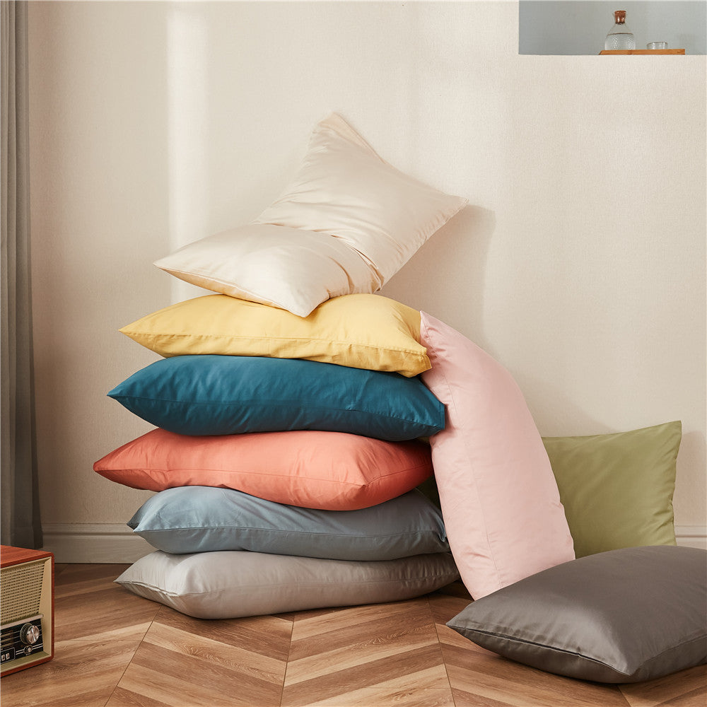 Premium Satin-Feel Bettwäsche- und Kissenbezug-Set mit verstecktem Reißverschluss