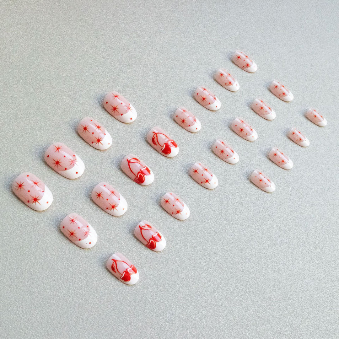 Künstlerisches Kirschblüten-Nagelkunst-Kit