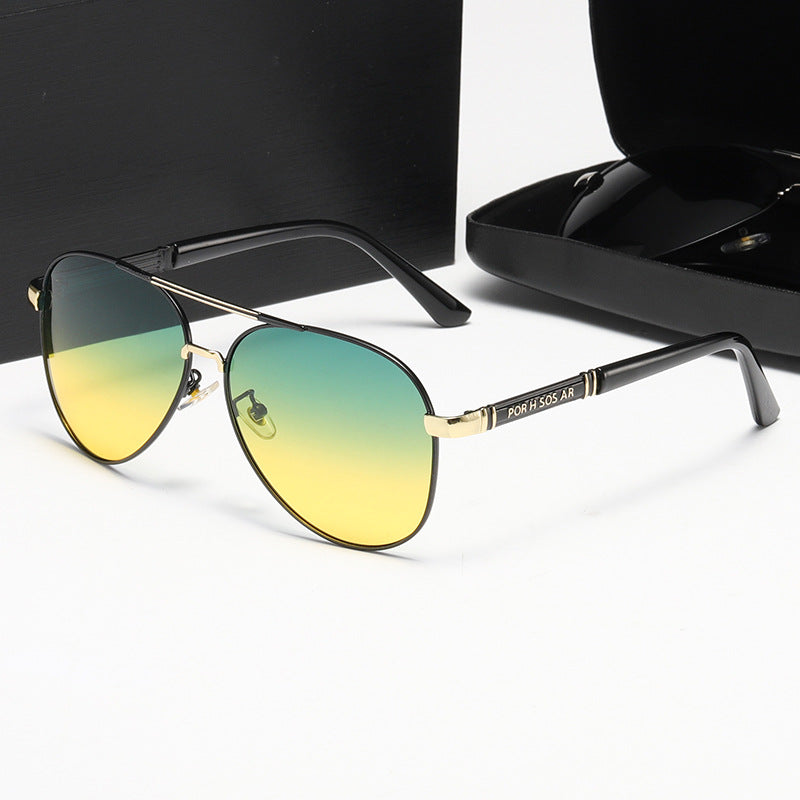 Damen Elegante Piloten-Sonnenbrille mit hochwertigen Polarisationsgläsern Karnz