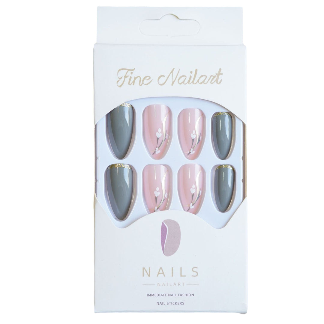 Künstlerisches Press-On Nageldesign Set