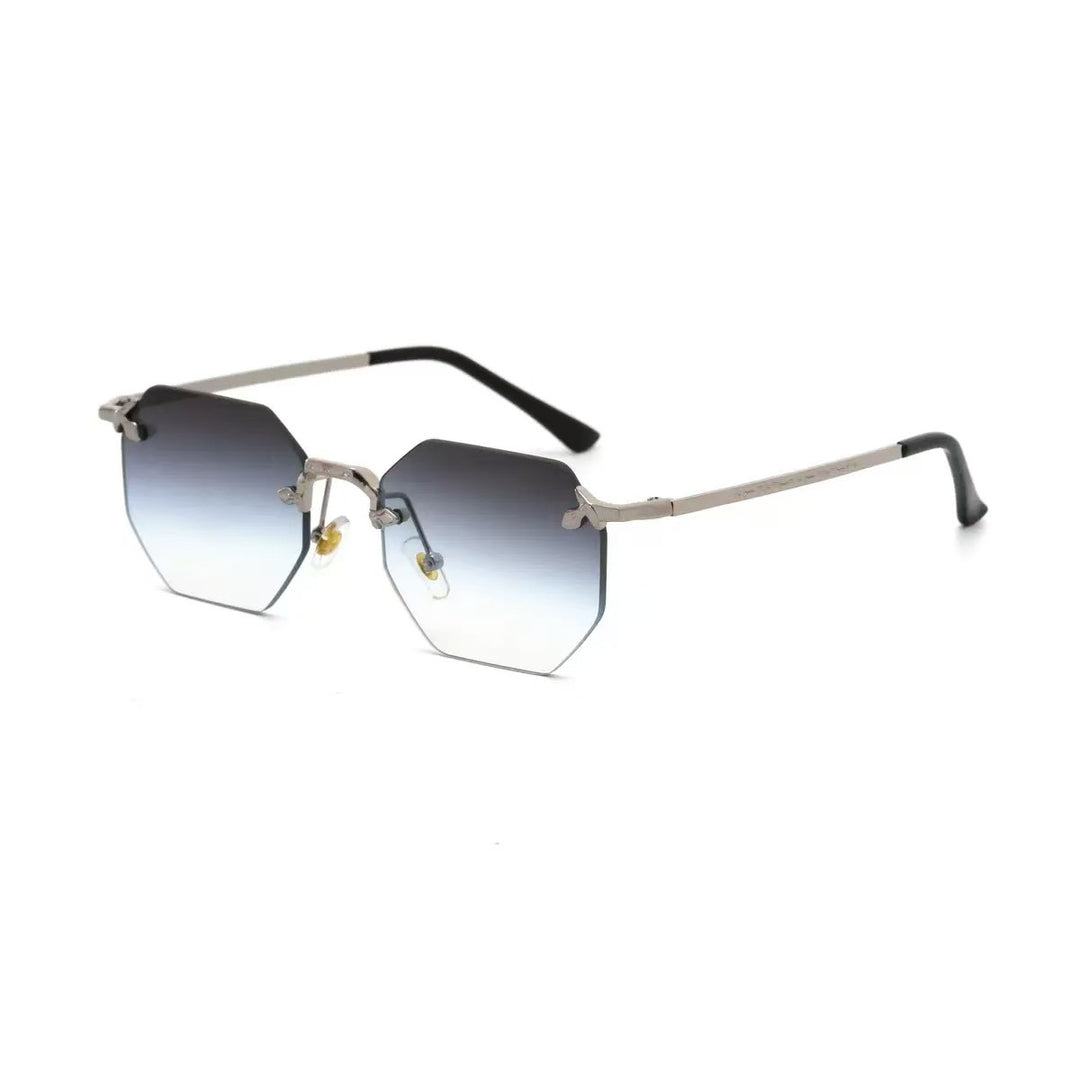 Damen stylische Sonnenbrille im modernen Oktagon-Design Karnz