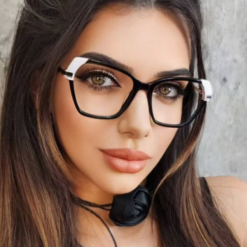 Damen quadratische Sonnenbrille mit elegantem Metallrahmen und schützendem UV-Filter Karnz