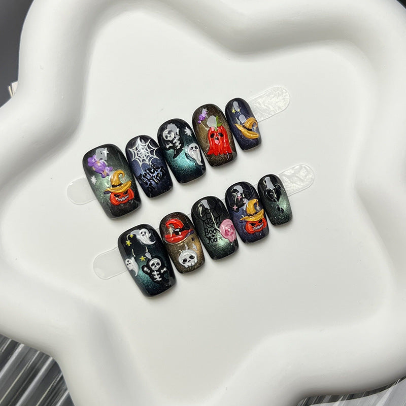 Halloween-Themen Press-On-Nagel-Set