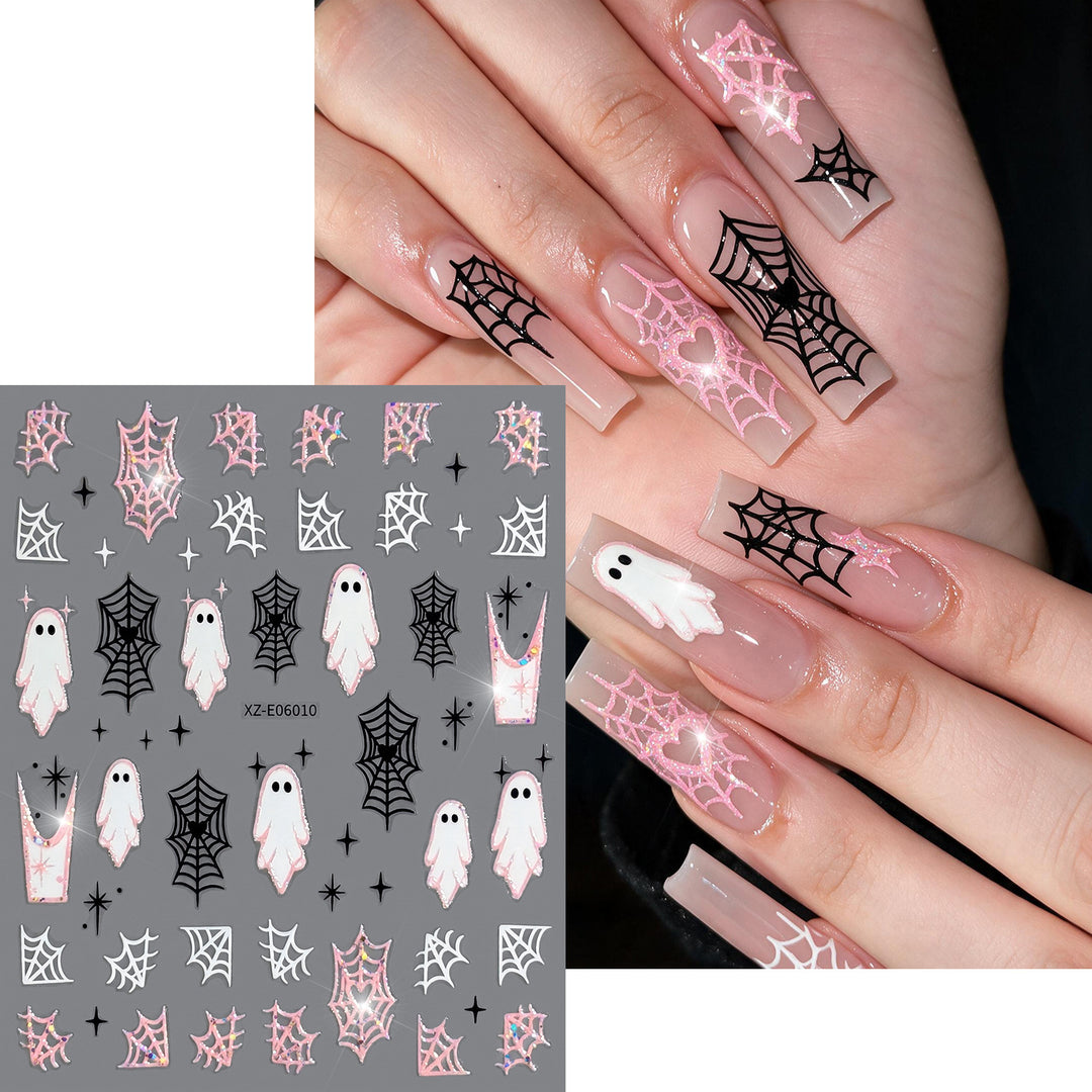 Halloween-Themen Nagelkunst Aufkleber Set  1791507032