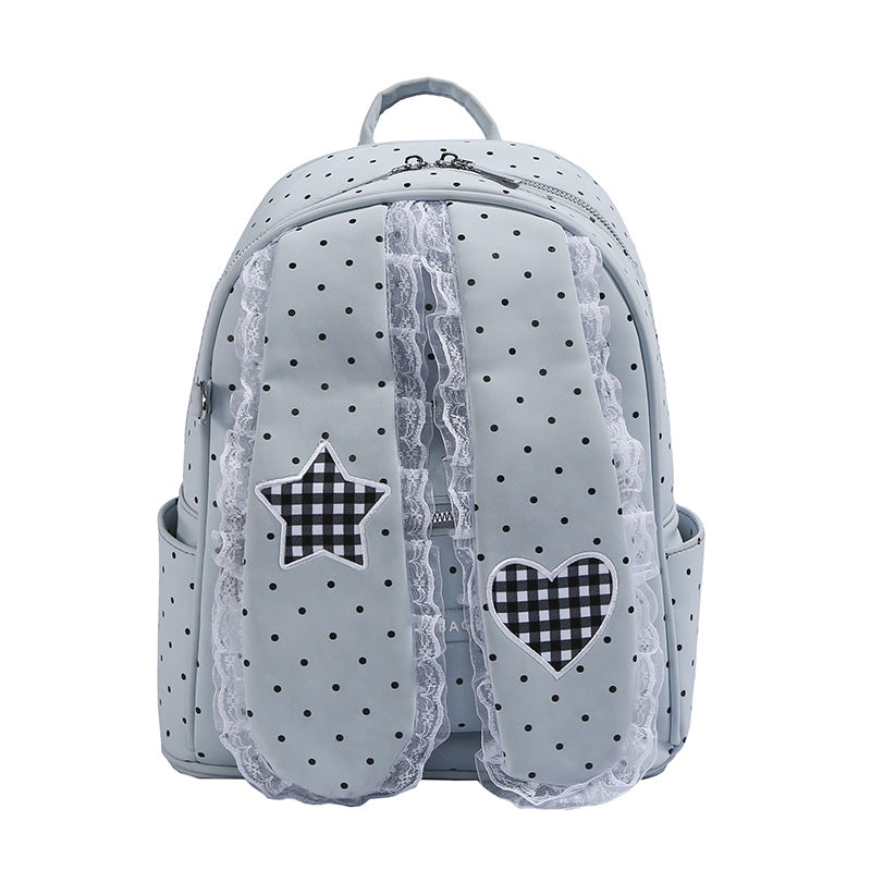 Modische Pünktchen Rucksack Karnz