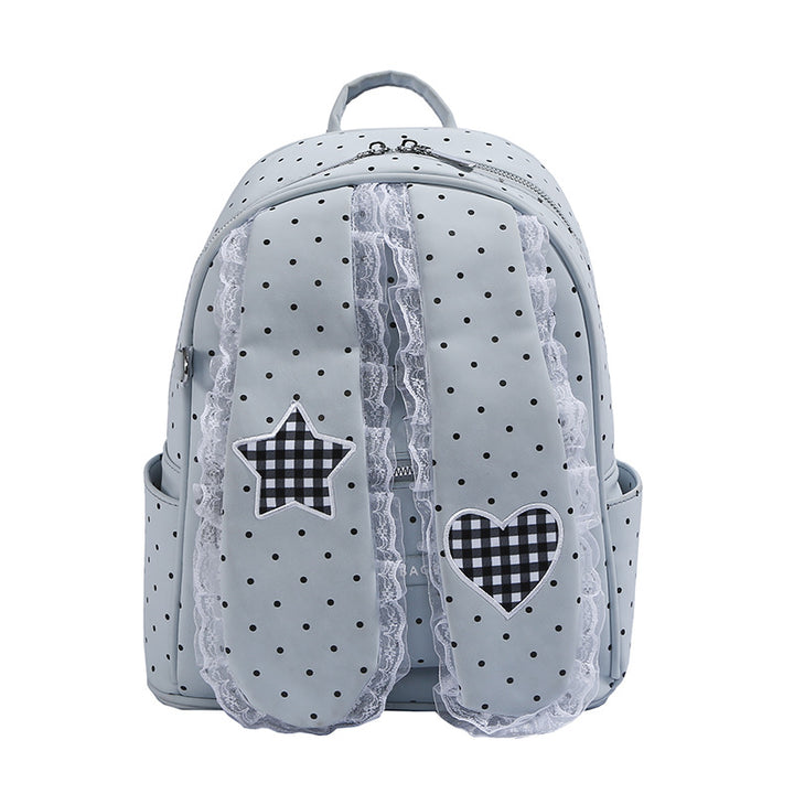 Modische Pünktchen Rucksack Karnz