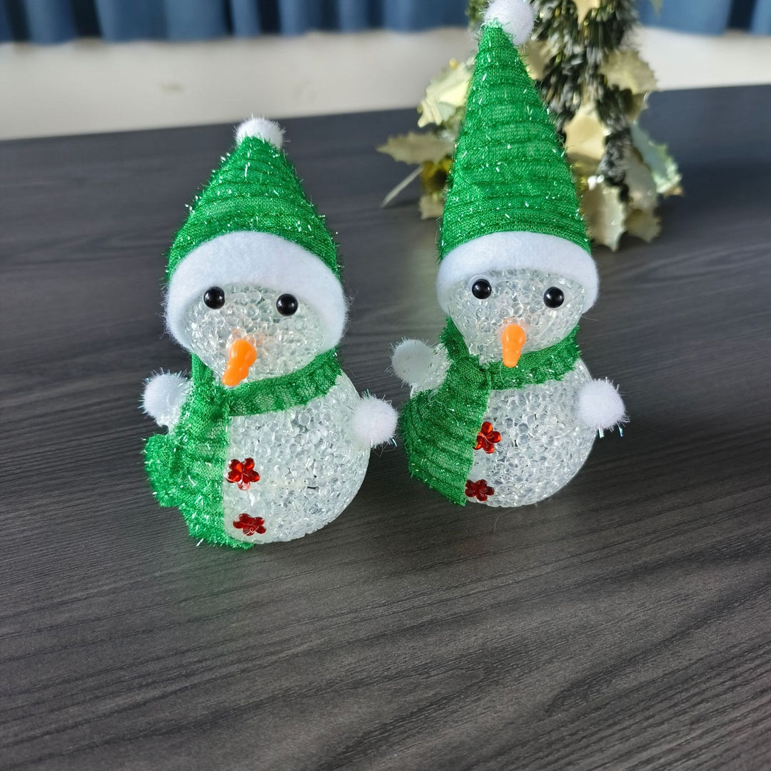Dekorative Schneemannset