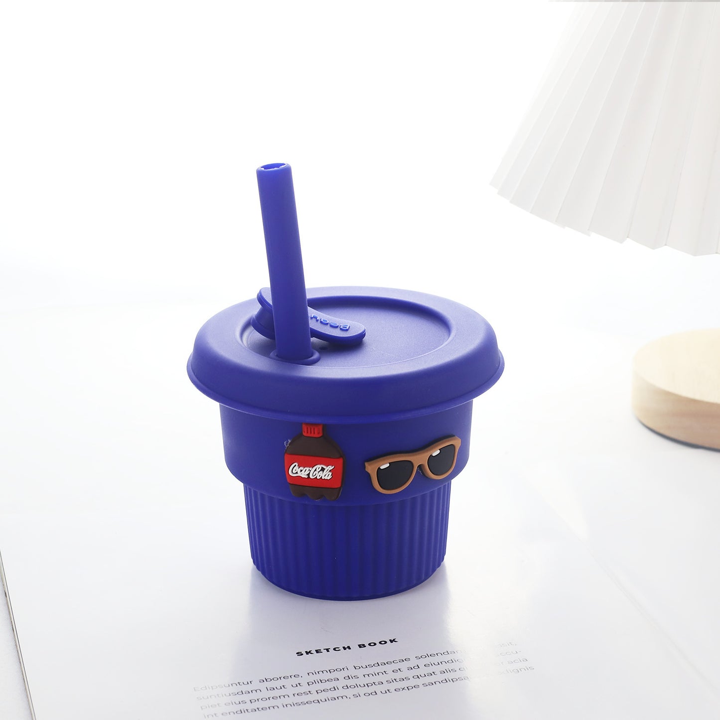 Damen kreativer Silikon-Trinkbecher mit lustigen Motiven Karnz
