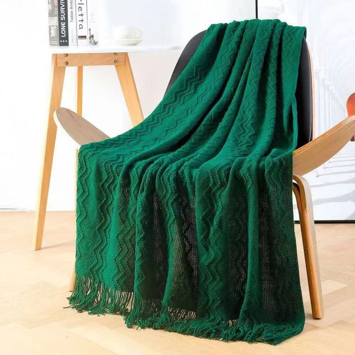 Heimdekoration Strickwurfdecke