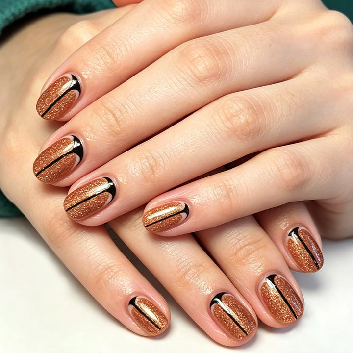Glamorous Press-On Nail Art Set Karnz