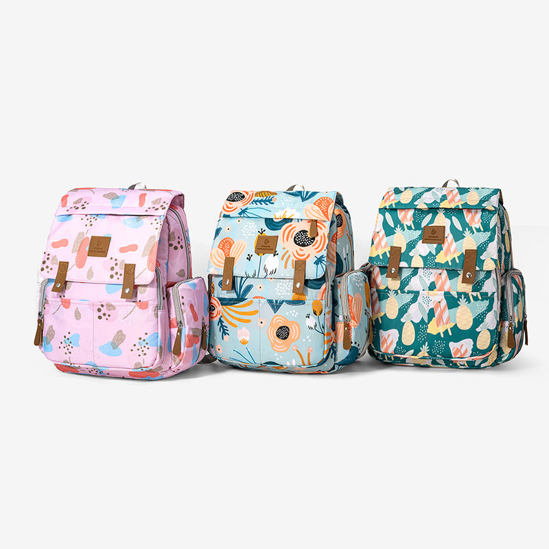 Verspielter Muster Multi-Fach Rucksack Karnz