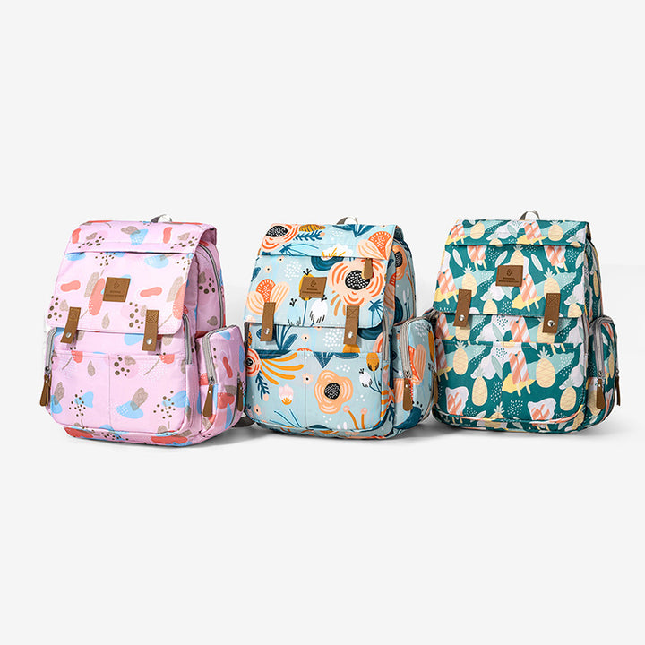 Verspielter Muster Multi-Fach Rucksack Karnz