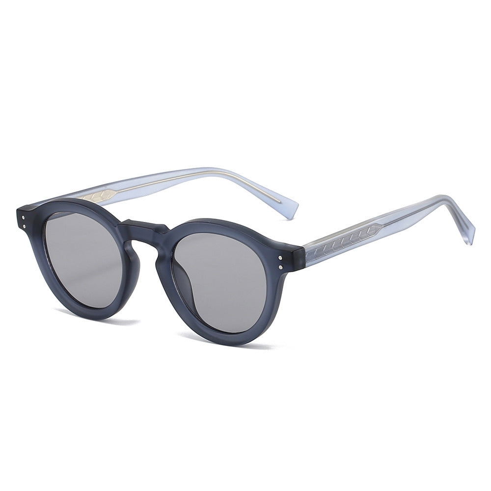 Damen modische Sonnenbrille im stilvollen runden Design von Karnz