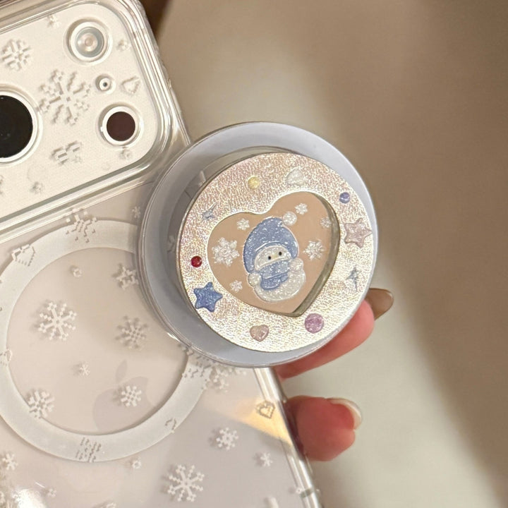 Smartphone Fingerhalter mit Wintermotiv Karnz