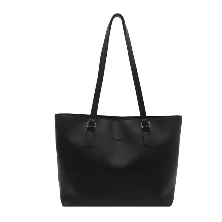 Klassische Vegane Leder Schulter Tasche