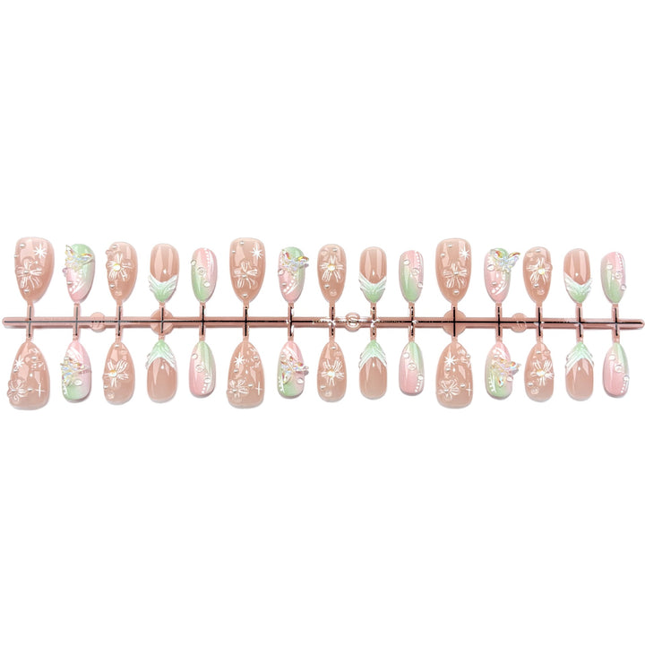 Künstlerisches Press-On Nail Art Set