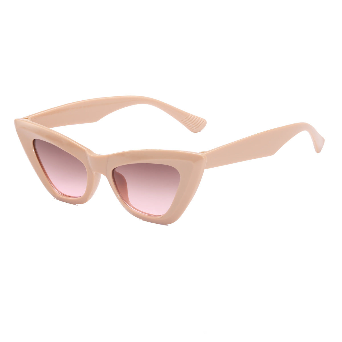 Damen Cat-Eye Sonnenbrille mit trendigem Animal-Print Karnz
