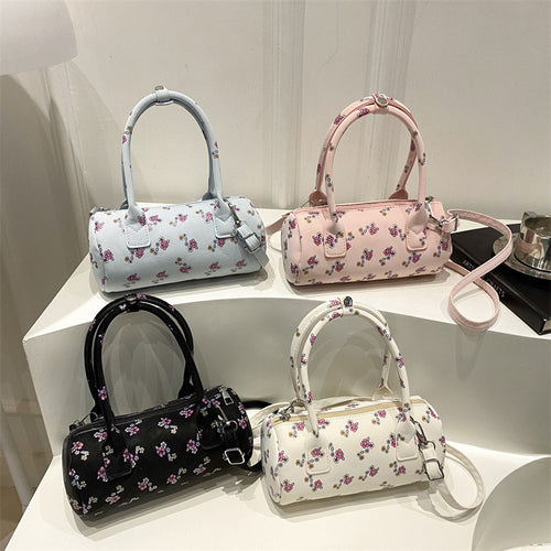 Blumenmuster Mini Tote