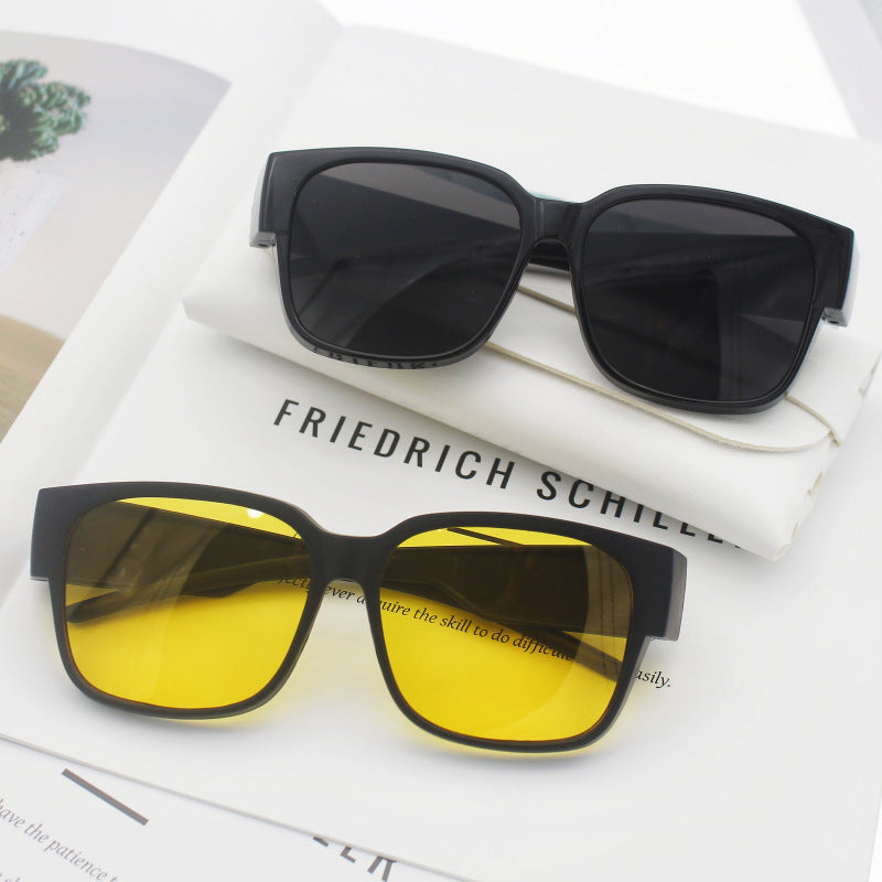 Damen oversized Sonnenbrille mit geometrischem Design Karnz