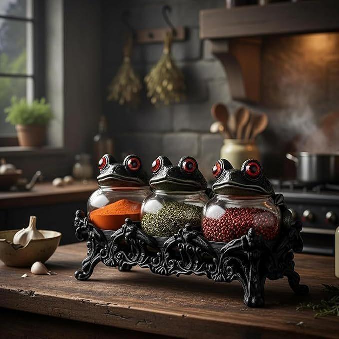 Gewürzhalter in Frosch-Design Karnz