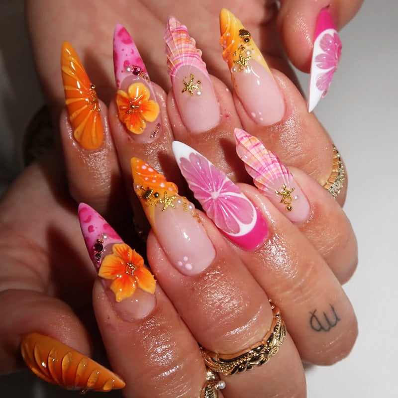 Künstlerisches dekoratives Nagelset Karnz