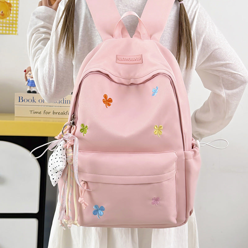 Florale gestickte Freizeit-Rucksack Karnz 1791205343