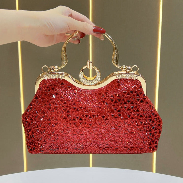 Glamouröse Perlenbestickte Abendhandtasche