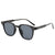 Damen modische quadratische Sonnenbrille mit glänzendem Rahmen Karnz