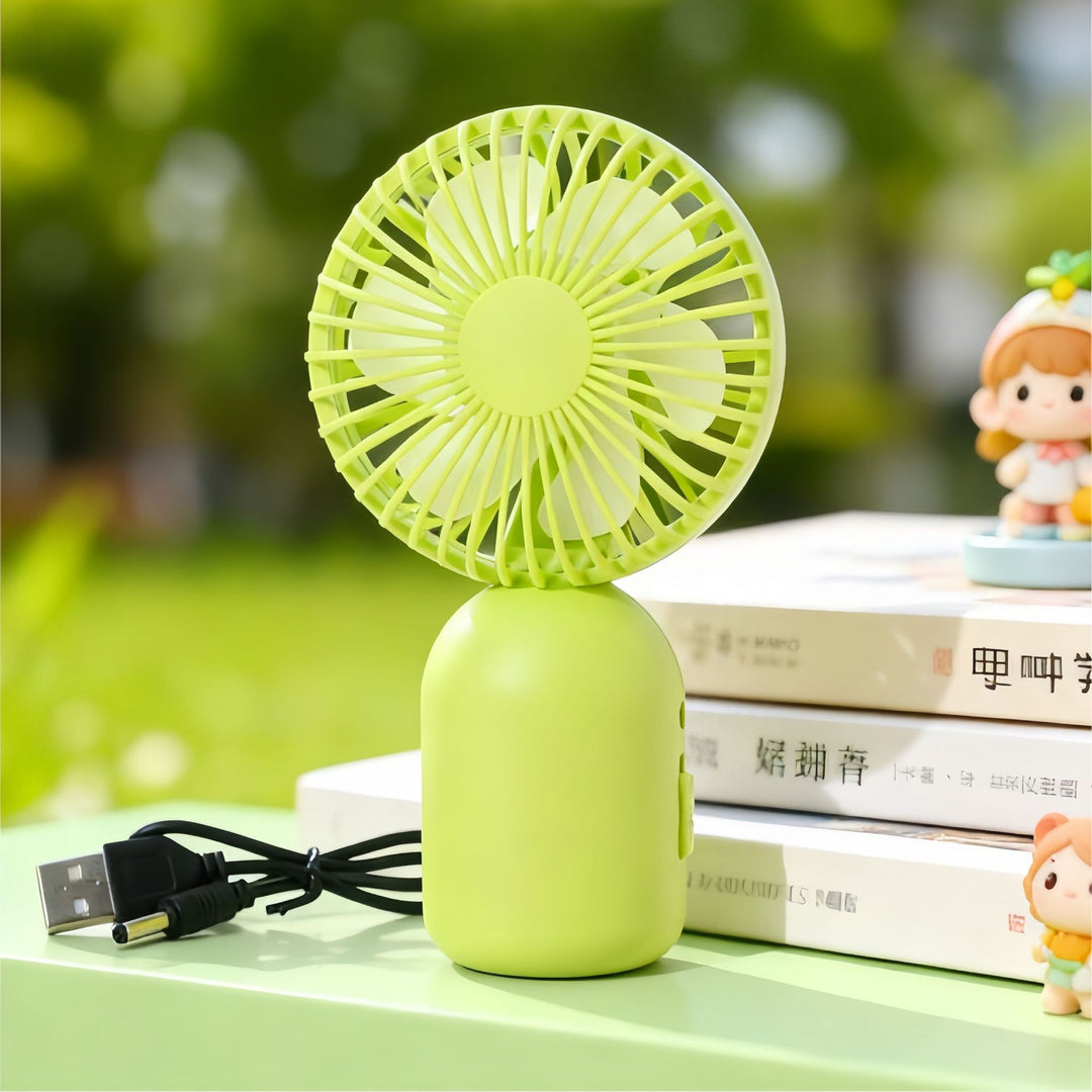 Damen Tragbarer USB Tischventilator mit flexiblem Kopf Karnz