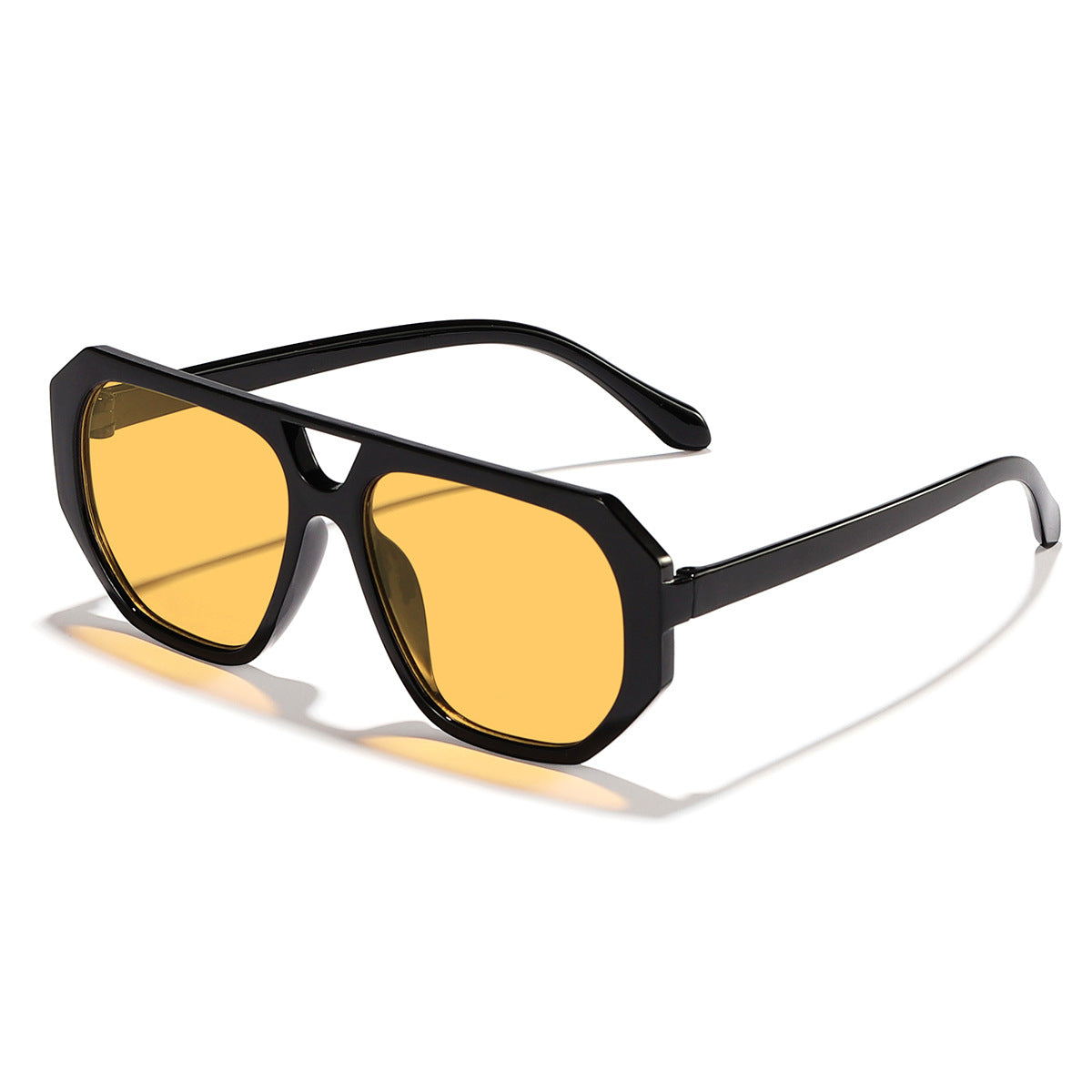 Damen moderne Sonnenbrille im auffälligen Oktagon-Design Karnz