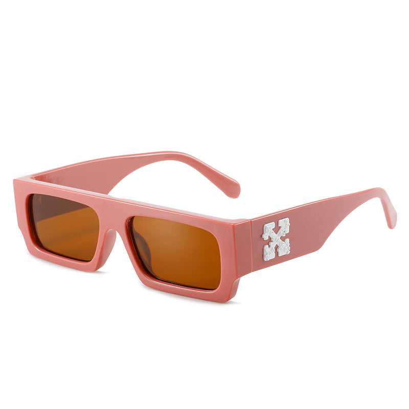 Damen stilvolle Oversized-Sonnenbrille mit ausgefallenem Design Karnz