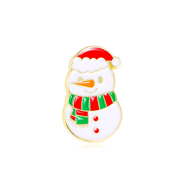 Dekorativer Emaille-Weihnachtsbaum-Anstecker Karnz