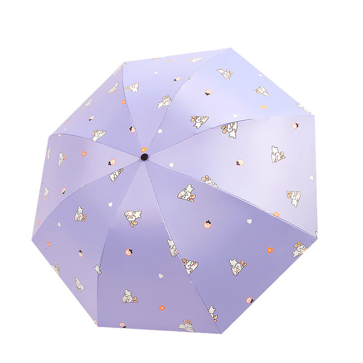 Damen Falt-Regenschirm mit verspieltem Design Karnz