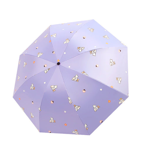 Damen Falt-Regenschirm mit verspieltem Design Karnz