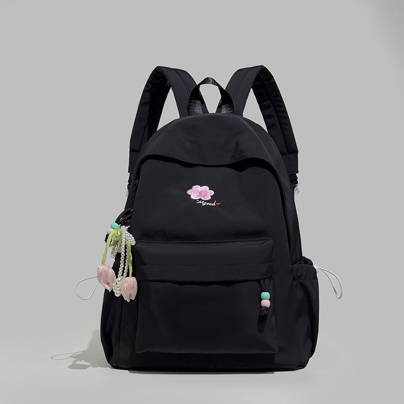 Elegante Floral Verzierte Rucksack Karnz