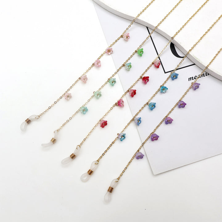 Blumenverziertes Brillenband Karnz