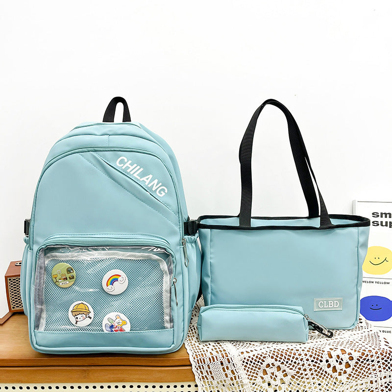 Stylischer Mehrfach-Taschen-Rucksack-Set