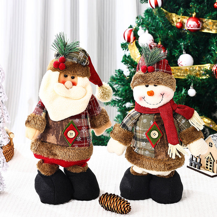 Niedliche Weihnachtsdekorationsfigur im Rentier-Look Karnz